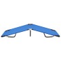 Tumbona plegable acero azul de vidaXL, Tumbonas - Ref: Foro24-47754, Precio: 62,24 €, Descuento: %