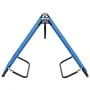 Tumbona plegable acero azul de vidaXL, Tumbonas - Ref: Foro24-47754, Precio: 74,02 €, Descuento: %