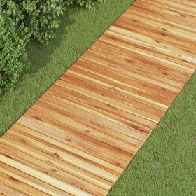 Camino de jardín madera maciza de acacia 200x50 cm