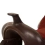 Western saddle, headstall, and breast collar real leather 12" brown by , Frames - Ref: Foro24-91350, Price: 165,25 €, Discoun...