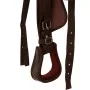 Western saddle, headstall, and breast collar real leather 12" brown by , Frames - Ref: Foro24-91350, Price: 165,25 €, Discoun...