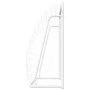 Football goal with white steel and polyester net 214x75x152 cm by , soccer goals - Ref: Foro24-93734, Price: 63,56 €, Discoun...