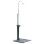 Anthrazitgraue Gartendusche aus Holz von vidaXL, Pool- und Spa-Zubehör - Ref: Foro24-48208, Preis: 118,82 €, Rabatt: %
