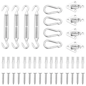 Zubehörset für 12-teilige Segelmarkise aus Edelstahl von , Zubehör für Markisen - Ref: Foro24-310245, Preis: 29,91 €, Rabatt: %
