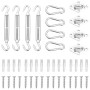 Juego de accesorios para toldo de vela 12 pzas acero inoxidable de , Acessorios para toldos - Ref: Foro24-310245, Precio: 26,...