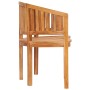 Bananenbank aus massivem Teakholz, 151 cm von vidaXL, Gartenbänke - Ref: Foro24-48021, Preis: 308,47 €, Rabatt: %
