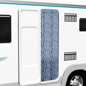 Cortina mosquitera chenilla azul y blanco 118x220 cm de , Mosquiteras para ventanas - Ref: Foro24-315128, Precio: 74,95 €, De...