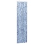 Cortina mosquitera azul y blanco chenilla 120x220 cm