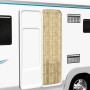 Cortina mosquitera chenilla beige 118x220 cm de , Mosquiteras para ventanas - Ref: Foro24-315137, Precio: 73,23 €, Descuento: %