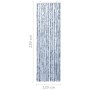 Silberner Chenille-Moskitonetzvorhang 118x220 cm von , Moskitonetze für Fenster - Ref: Foro24-315140, Preis: 68,68 €, Rabatt: %