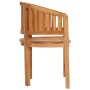 Silla banana de madera maciza de teca de vidaXL, Sillas de jardín - Ref: Foro24-48018, Precio: 177,97 €, Descuento: %