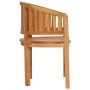 Silla banana de madera maciza de teca de vidaXL, Sillas de jardín - Ref: Foro24-48018, Precio: 170,23 €, Descuento: %