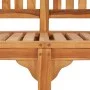 Banco tipo banana madera maciza de teca 151 cm de vidaXL, Bancos de jardín - Ref: Foro24-48021, Precio: 289,11 €, Descuento: %