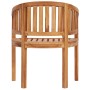 Silla banana de madera maciza de teca de vidaXL, Sillas de jardín - Ref: Foro24-48018, Precio: 177,97 €, Descuento: %