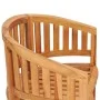 Silla banana de madera maciza de teca de vidaXL, Sillas de jardín - Ref: Foro24-48018, Precio: 170,23 €, Descuento: %
