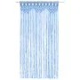 Blue cotton macramé curtain 140x240 cm by , Curtains and curtains - Ref: Foro24-323989, Price: 41,88 €, Discount: %