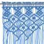 Blauer Vorhang aus Baumwoll-Makramee 140x240 cm von , Vorhänge und Gardinen - Ref: Foro24-323989, Preis: 42,56 €, Rabatt: %