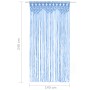 Blauer Vorhang aus Baumwoll-Makramee 140x240 cm von , Vorhänge und Gardinen - Ref: Foro24-323989, Preis: 42,56 €, Rabatt: %