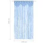 Blauer Vorhang aus Baumwoll-Makramee 140x240 cm von , Vorhänge und Gardinen - Ref: Foro24-323989, Preis: 41,88 €, Rabatt: %