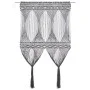 Anthracite gray cotton macramé curtain 140x240 cm by , Curtains and curtains - Ref: Foro24-323996, Price: 50,76 €, Discount: %