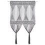 Anthrazitgrauer Vorhang aus Baumwolle Makramee 140x240 cm von , Vorhänge und Gardinen - Ref: Foro24-323996, Preis: 51,65 €, R...