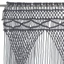 Anthrazitgrauer Vorhang aus Baumwolle Makramee 140x240 cm von , Vorhänge und Gardinen - Ref: Foro24-323996, Preis: 51,65 €, R...