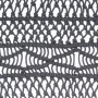 Anthracite gray cotton macramé curtain 140x240 cm by , Curtains and curtains - Ref: Foro24-323996, Price: 50,76 €, Discount: %