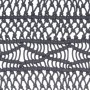 Cortina de macramé algodón gris antracita 140x240 cm