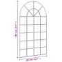 Espejo de pared arco de hierro negro 80x140 cm by , Mirrors - Ref: Foro24-3200609, Price: 177,68 €, Discount: %