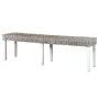 Bank aus Kubu-Rattan und massivem weißem Mangoholz, 160 cm von vidaXL, Ess- und Küchenbänke - Ref: Foro24-285792, Preis: 163,...