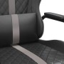 Gaming chair with massage in gray and black synthetic leather by , Gaming chairs - Ref: Foro24-345561, Price: 105,09 €, Disco...