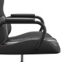 Gaming chair with massage in gray and black synthetic leather by , Gaming chairs - Ref: Foro24-345561, Price: 105,09 €, Disco...