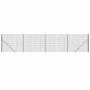 Anthrazitgrauer Drahtzaun mit Ankerspießen 2,2x10 m von , Zaunpaneele - Ref: Foro24-154247, Preis: 180,28 €, Rabatt: %