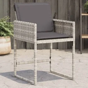 Gartensessel mit Kissen 4 Stück synthetisches Rattan hellgrau von , Gartenstühle - Ref: Foro24-365005, Preis: 170,43 €, Rabat...