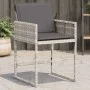 Gartensessel mit Kissen 4 Stück synthetisches Rattan hellgrau von , Gartenstühle - Ref: Foro24-365005, Preis: 170,43 €, Rabat...