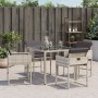 Gartensessel mit Kissen 4 Stück synthetisches Rattan hellgrau von , Gartenstühle - Ref: Foro24-365005, Preis: 173,27 €, Rabat...