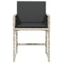 Garden armchairs with cushions 4 pcs light gray synthetic rattan by , Garden chairs - Ref: Foro24-365005, Price: 173,27 €, Di...