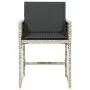 Garden armchairs with cushions 4 pcs light gray synthetic rattan by , Garden chairs - Ref: Foro24-365005, Price: 170,43 €, Di...