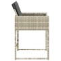 Gartensessel mit Kissen 4 Stück synthetisches Rattan hellgrau von , Gartenstühle - Ref: Foro24-365005, Preis: 173,27 €, Rabat...