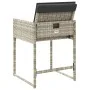 Gartensessel mit Kissen 4 Stück synthetisches Rattan hellgrau von , Gartenstühle - Ref: Foro24-365005, Preis: 170,43 €, Rabat...