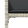 Garden armchairs with cushions 4 pcs light gray synthetic rattan by , Garden chairs - Ref: Foro24-365005, Price: 170,43 €, Di...