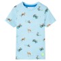 Hellblaues meliertes 116 Kinder-T-Shirt von , Kinder-T-Shirts - Ref: Foro24-11886, Preis: 8,74 €, Rabatt: %