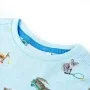 Camiseta infantil azul claro melange 116 de , Camisetas para niños - Ref: Foro24-11886, Precio: 8,64 €, Descuento: %
