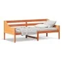 Wachsbraunes Schlafsofa aus massivem Kiefernholz, 90 x 200 cm von , Betten und Lattenroste - Ref: Foro24-842833, Preis: 107,5...