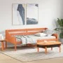 Wachsbraunes Schlafsofa aus massivem Kiefernholz, 90 x 200 cm von , Betten und Lattenroste - Ref: Foro24-842833, Preis: 107,5...
