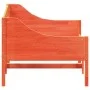 Wachsbraunes Schlafsofa aus massivem Kiefernholz, 90 x 200 cm von , Betten und Lattenroste - Ref: Foro24-842833, Preis: 107,5...