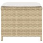 Garden stools with cushions 4 pcs PE rattan beige 41x41x36cm by , Outdoor ottomans - Ref: Foro24-365045, Price: 94,94 €, Disc...