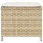 Taburetes de jardín con cojines 4 uds ratán PE beige 41x41x36cm de , Otomanas de exterior - Ref: Foro24-365045, Precio: 93,36...
