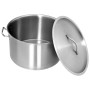 Olla de acero inoxidable 58 L 50x30 cm de vidaXL, Ollas altas - Ref: Foro24-51141, Precio: 174,92 €, Descuento: %