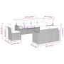 Set of 8-piece garden sofas and brown synthetic rattan cushions by , Modular outdoor sofas - Ref: Foro24-3251580, Price: 587,...